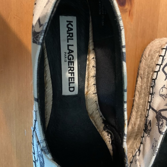 Karl Lagerfeld Paris AntibesCanvas Espadrille NEW - Picture 4 of 9